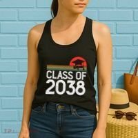 Class Of 2038 Grow With Me Kindergarten To Graduation Women's Tank Top thumb 2