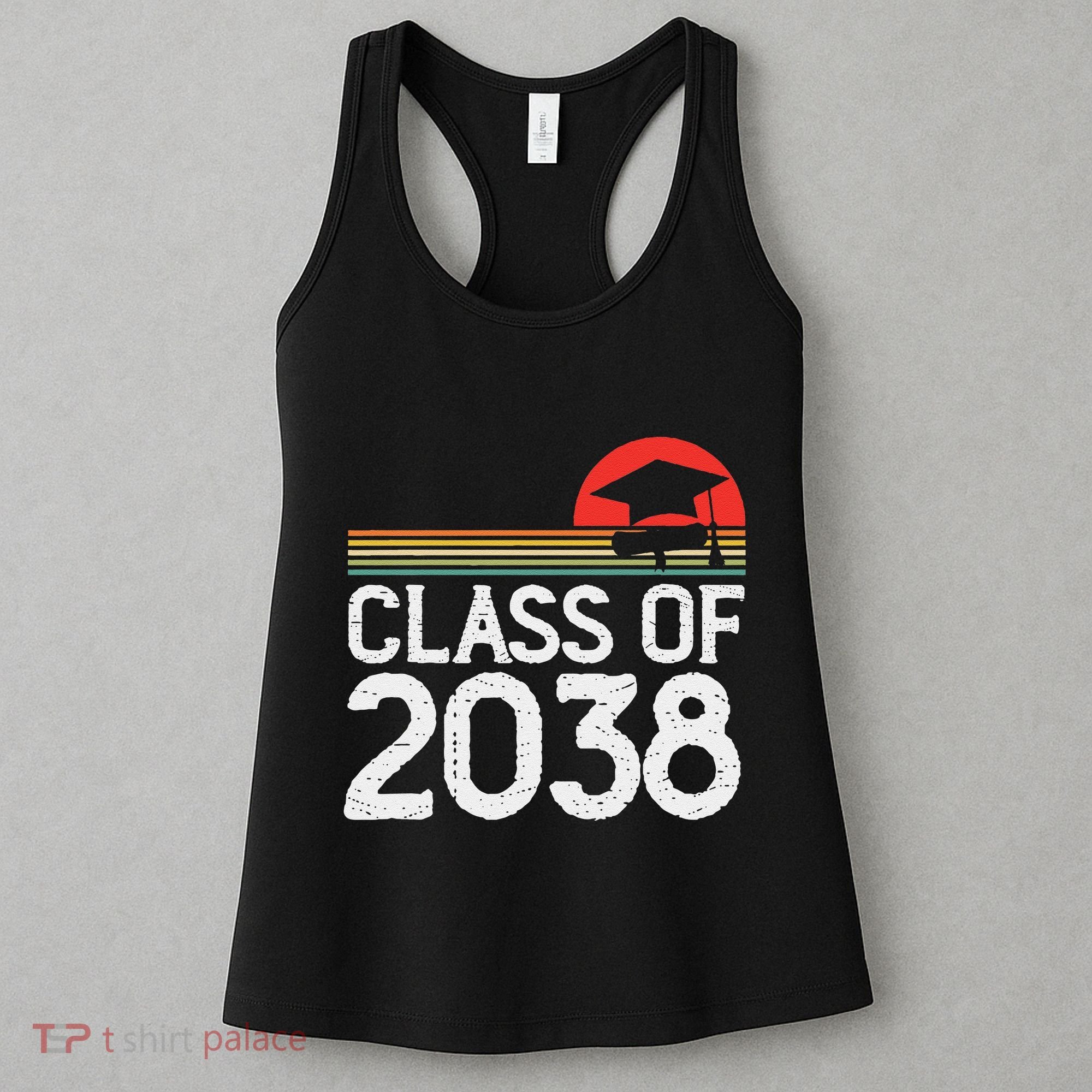 Class Of 2038 Grow With Me Kindergarten To Graduation Women's Tank Top