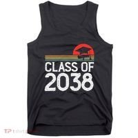 Class Of 2038 Grow With Me Kindergarten To Graduation Tank Top thumb 0