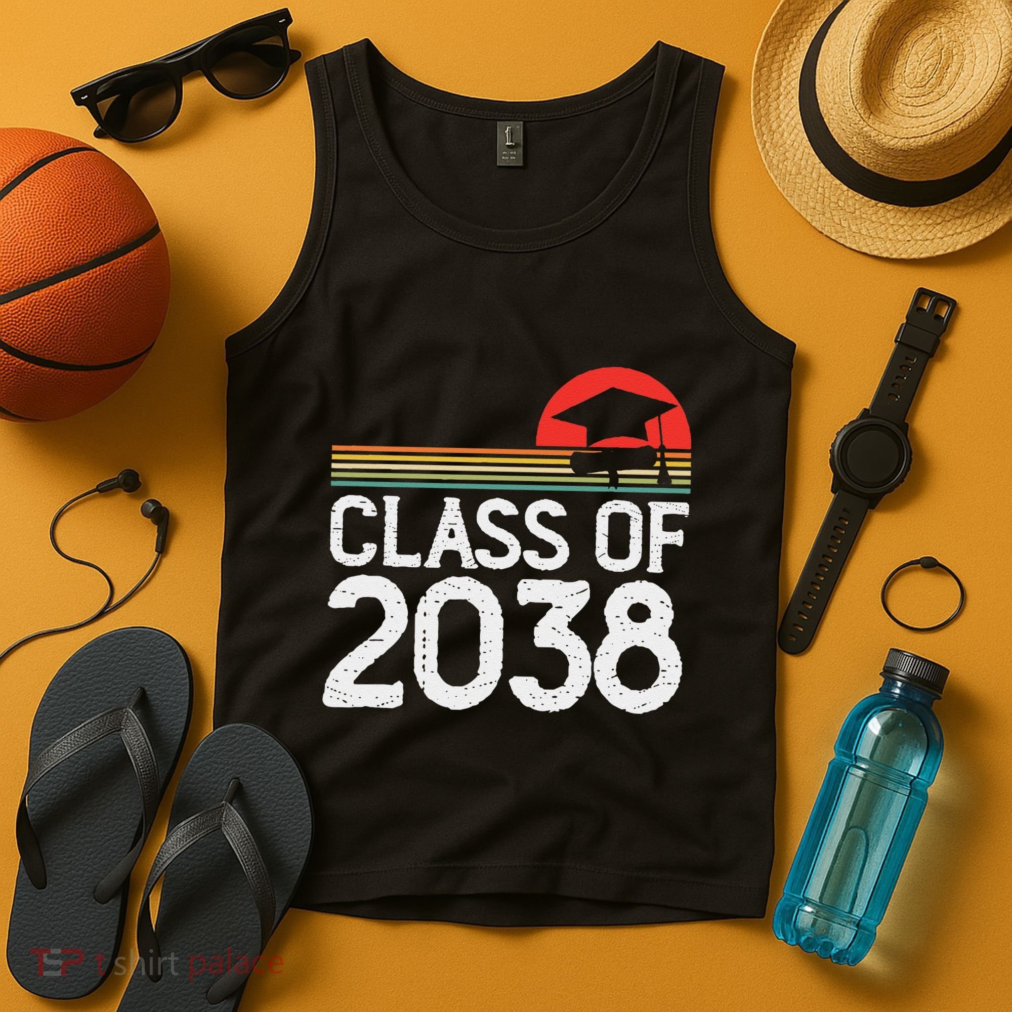 Class Of 2038 Grow With Me Kindergarten To Graduation Tank Top