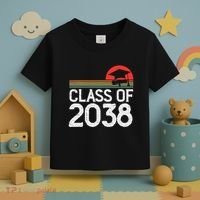 Class Of 2038 Grow With Me Kindergarten To Graduation Toddler T-Shirt thumb 3