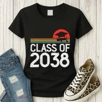 Class Of 2038 Grow With Me Kindergarten To Graduation Women's T-Shirt thumb 3
