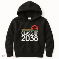 Class Of 2038 Grow With Me Kindergarten To Graduation Kids Hoodie thumb 0