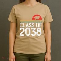 Class Of 2038 Grow With Me Kindergarten To Graduation T-Shirt thumb 4