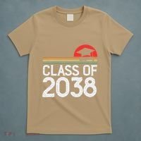 Class Of 2038 Grow With Me Kindergarten To Graduation T-Shirt thumb 5