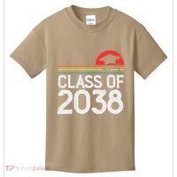Class Of 2038 Grow With Me Kindergarten To Graduation Kids T-Shirt thumb 0