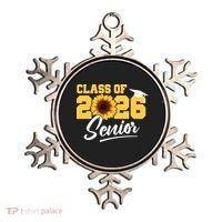 Class Of 2026 Senior Sunflower Last First Day Graduation Ornament thumb 0