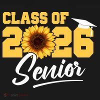 Class Of 2026 Senior Sunflower Last First Day Graduation Ornament thumb 1