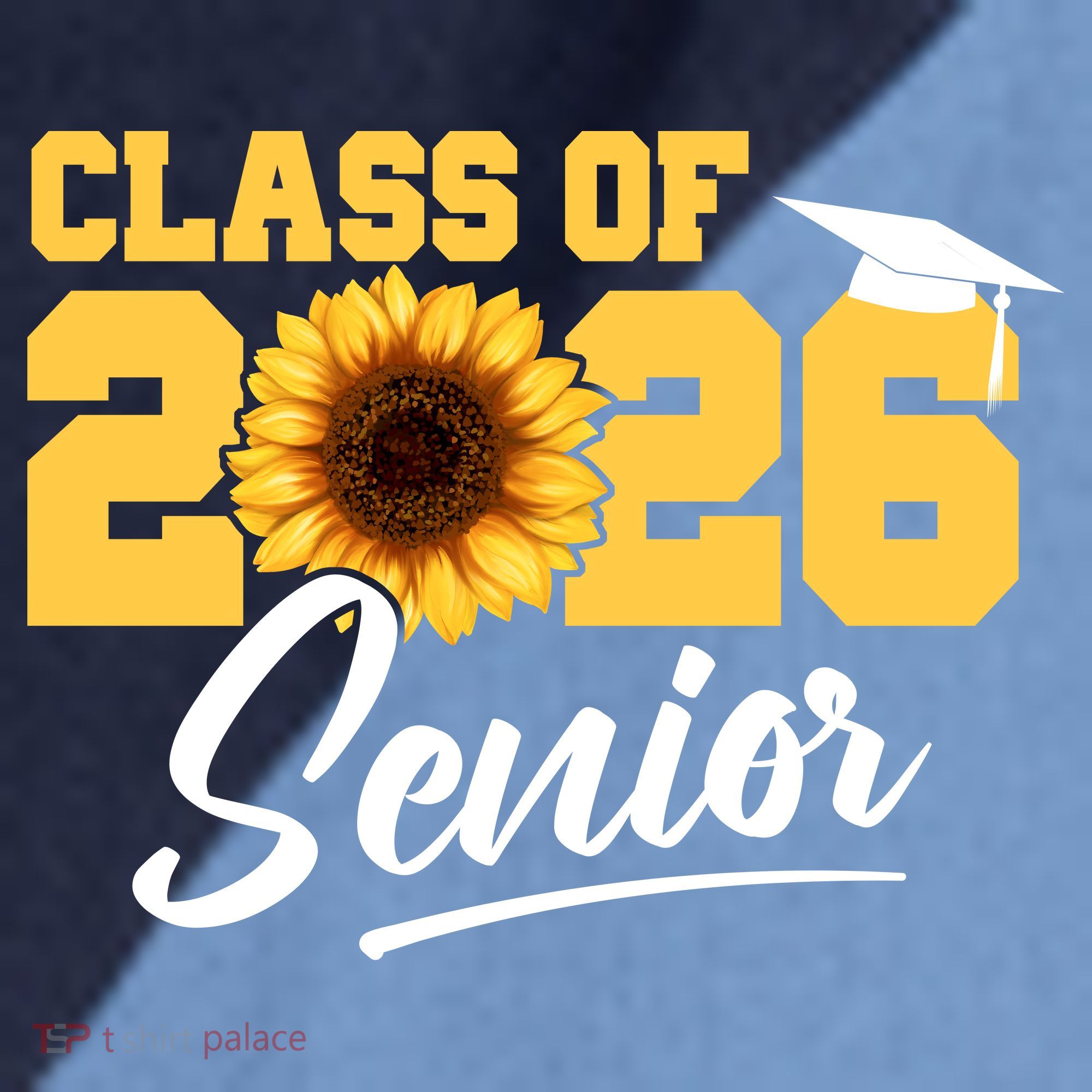 Class Of 2026 Senior Sunflower Last First Day Graduation Raglan Baseball Sleeve Shirt