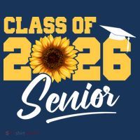 Class Of 2026 Senior Sunflower Last First Day Graduation Women's Hoodie thumb 2