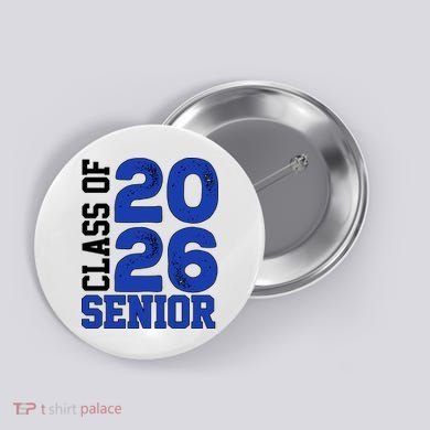Class Of 2026 Graduation Senior Button