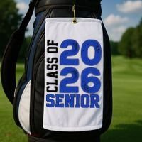Class Of 2026 Graduation Senior Golf Towel thumb 2