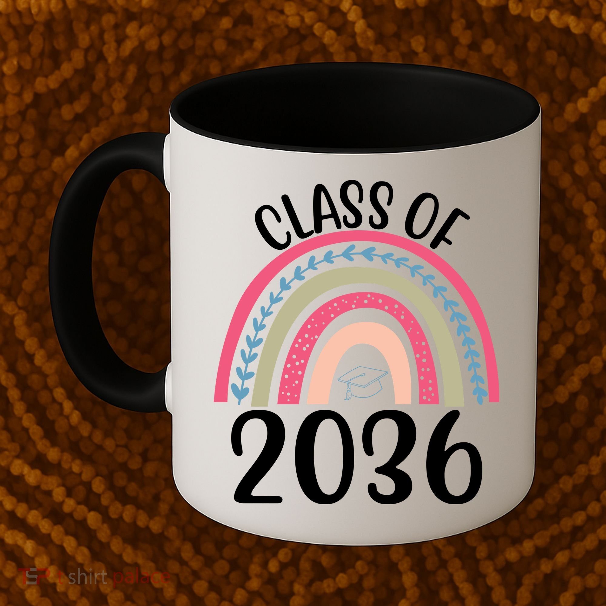 Class Of 2036 Rainbow Graduation Coffee Mug