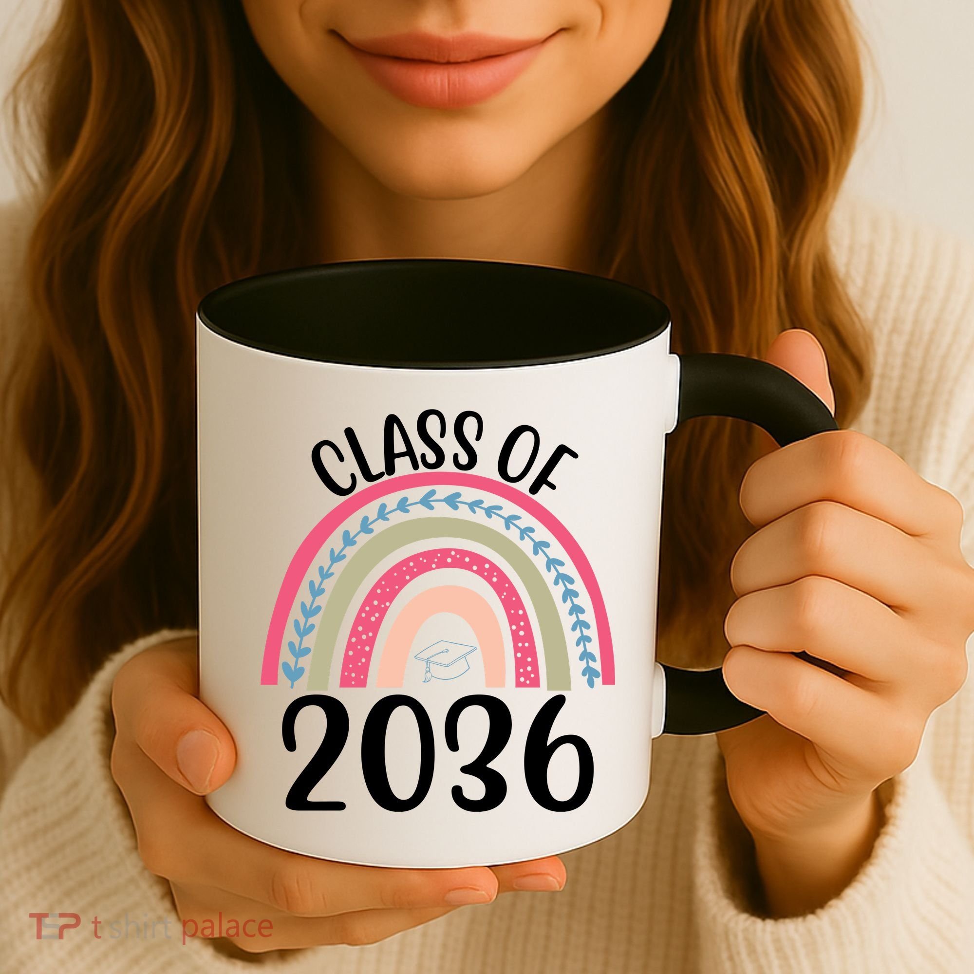 Class Of 2036 Rainbow Graduation Coffee Mug