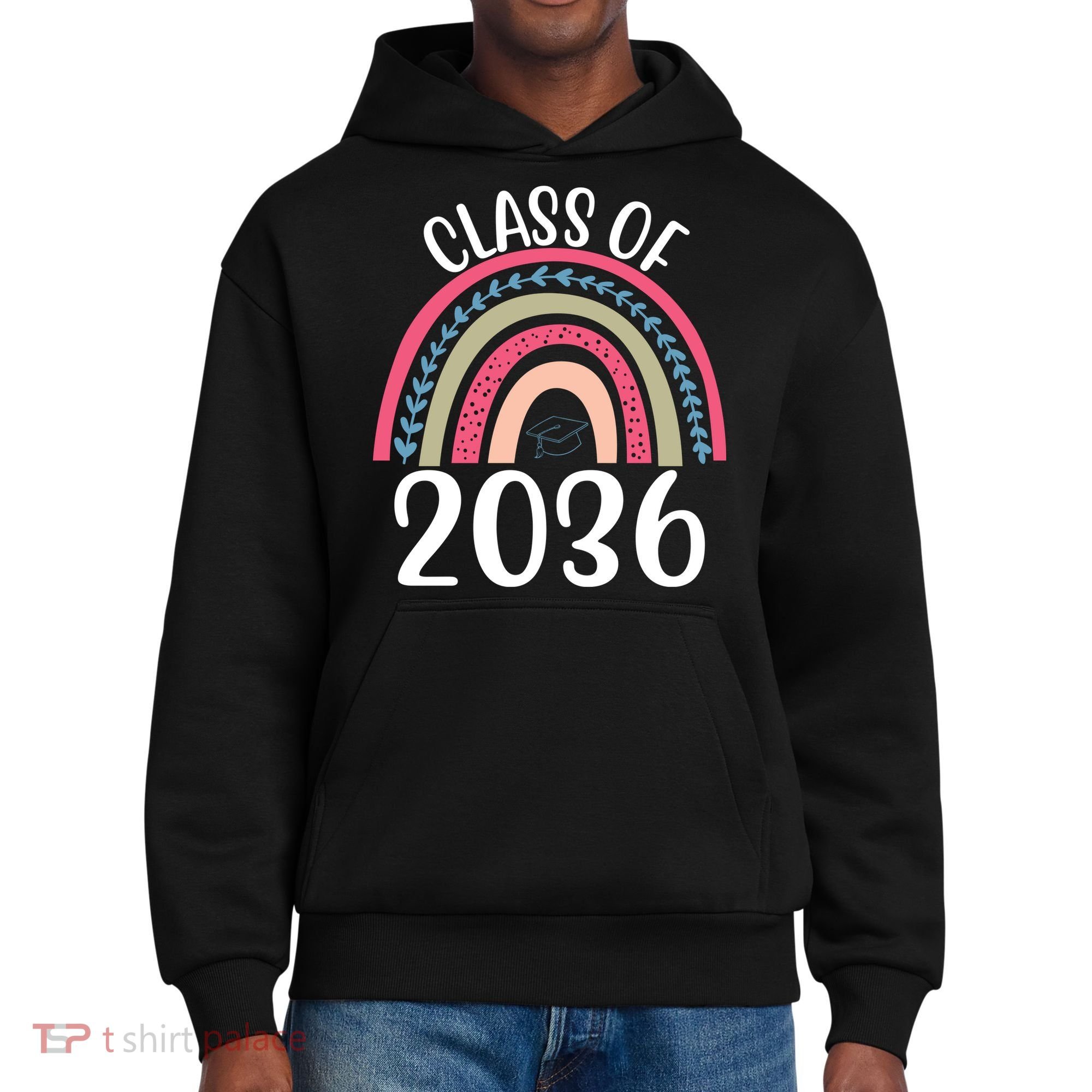 Class Of 2036 Rainbow Graduation District V.I.T. Heavyweight Hoodie
