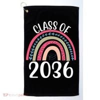 Class Of 2036 Rainbow Graduation Golf Towel thumb 0