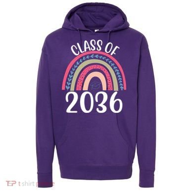 Class Of 2036 Rainbow Graduation Hoodie