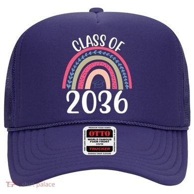 Class Of 2036 Rainbow Graduation Hat