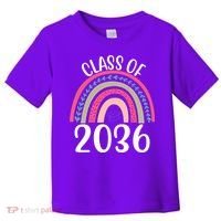 Class Of 2036 Rainbow Graduation Toddler T-Shirt thumb 0