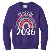 Class Of 2036 Rainbow Graduation Kids Sweatshirt thumb 0