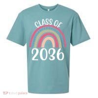 Class Of 2036 Rainbow Graduation Sueded Cloud Jersey T-Shirt thumb 0