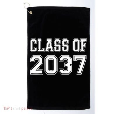 Class Of 2037 Grow With Me Golf Towel