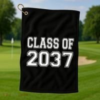 Class Of 2037 Grow With Me Golf Towel thumb 1