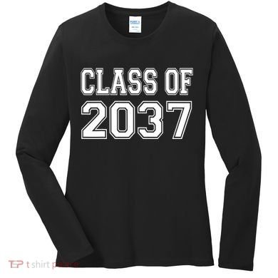 Class Of 2037 Grow With Me Women's Long Sleeve Shirt