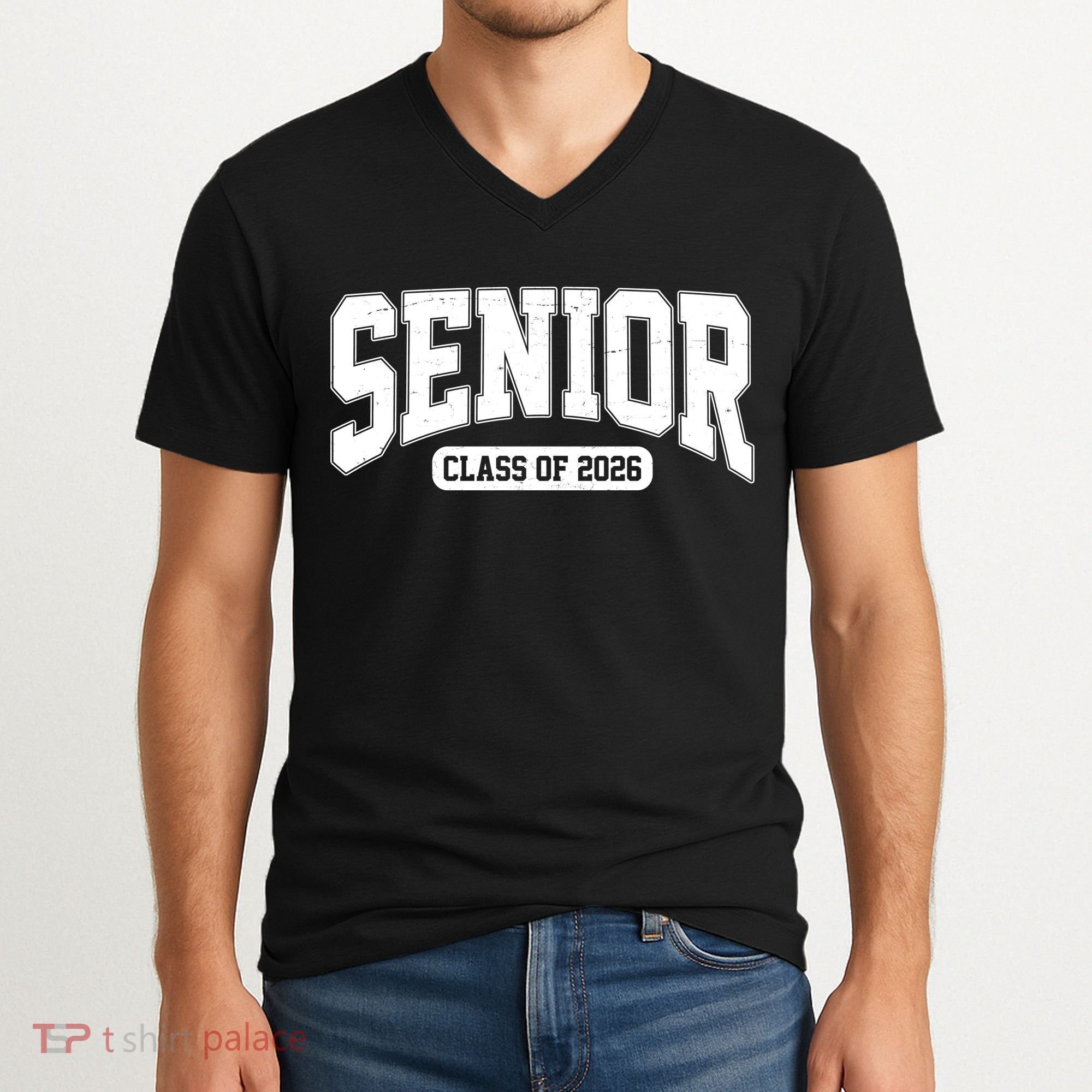 Class Of 2026 Seniors Graduation Senior 26 V-Neck T-Shirt