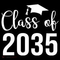 Class Of 2035 Graduation Women's Hoodie thumb 2