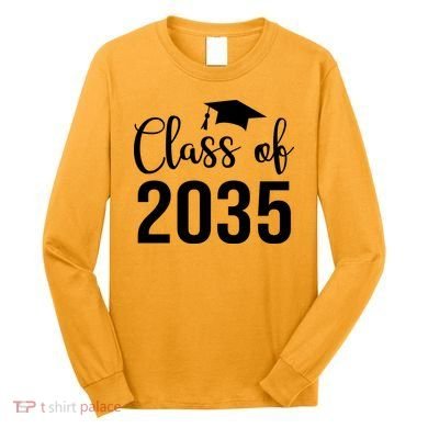 Class Of 2035 Graduation Long Sleeve Shirt