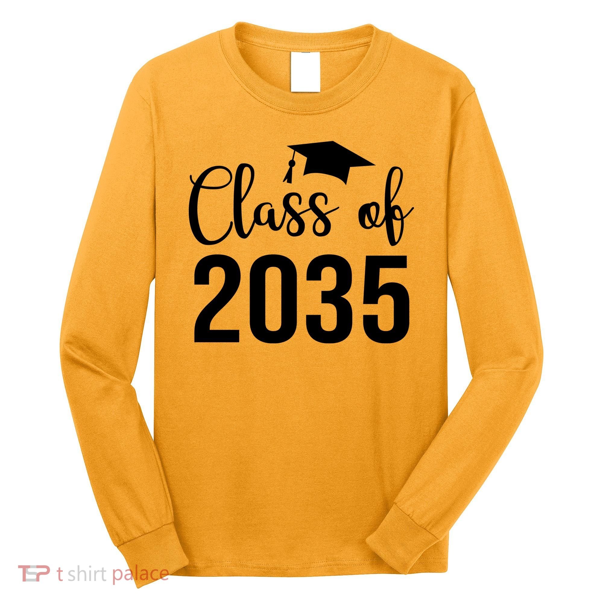 Class Of 2035 Graduation Long Sleeve Shirt