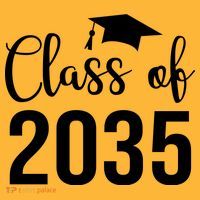 Class Of 2035 Graduation Long Sleeve Shirt thumb 2