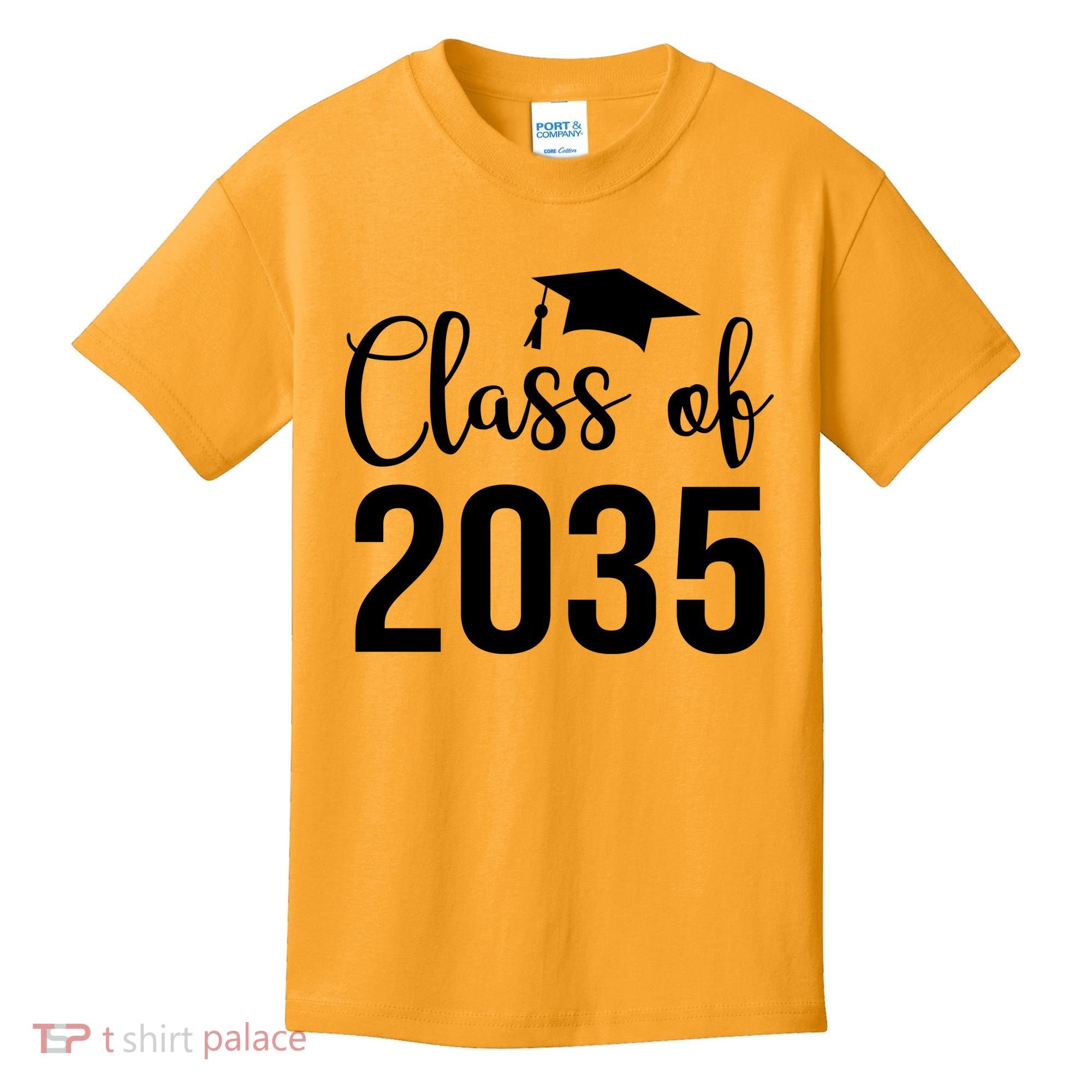 Class Of 2035 Graduation Kids T-Shirt
