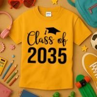 Class Of 2035 Graduation Kids T-Shirt thumb 3