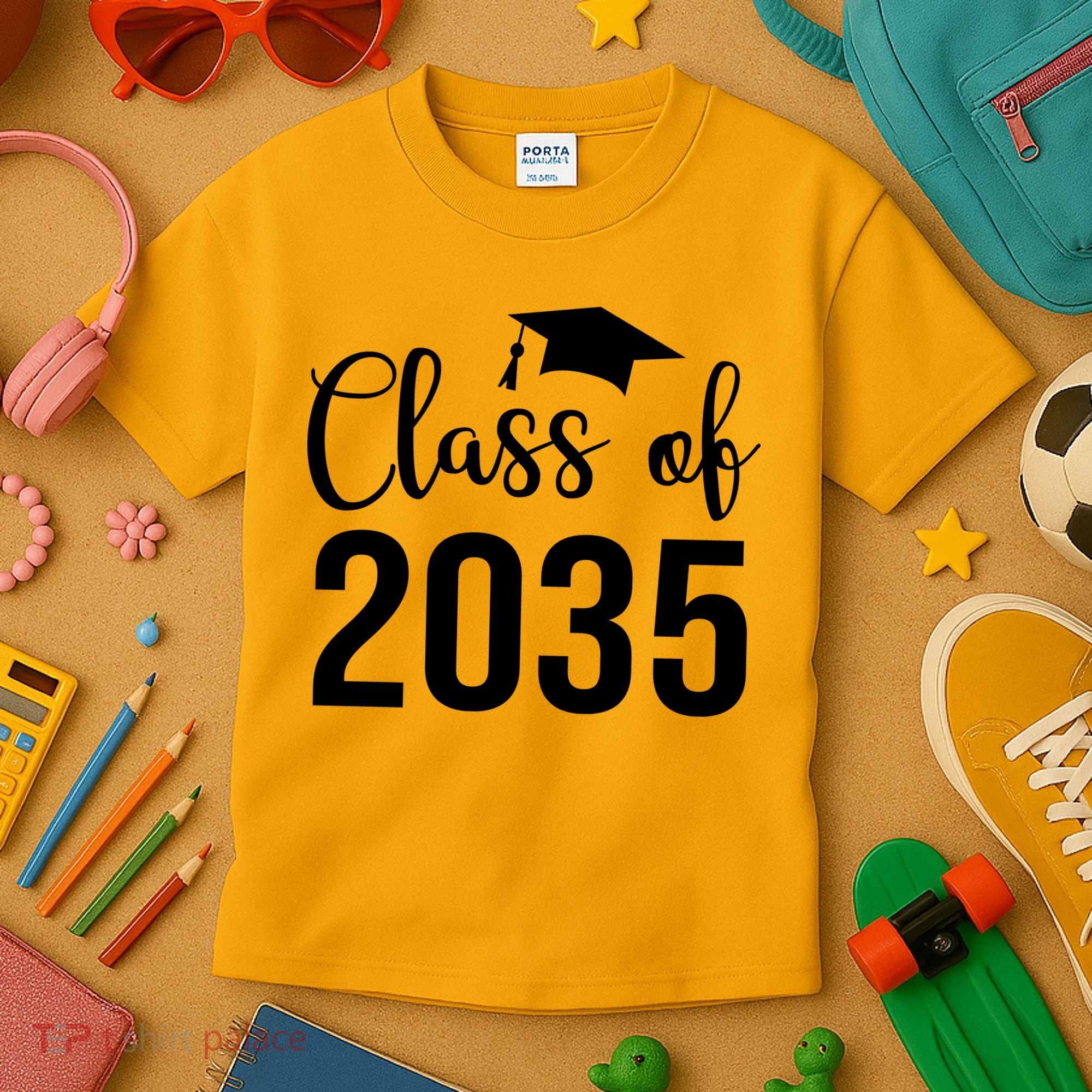 Class Of 2035 Graduation Kids T-Shirt