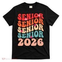 Class Of 2026 Back To School Groovy Graduation Senior 26 T-Shirt thumb 0
