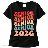 Class Of 2026 Back To School Groovy Graduation Senior 26 Women's T-Shirt thumb 0