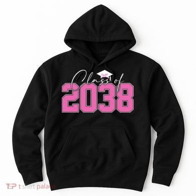 Class Of 2038 Grow With Me Kindergarten Hoodie