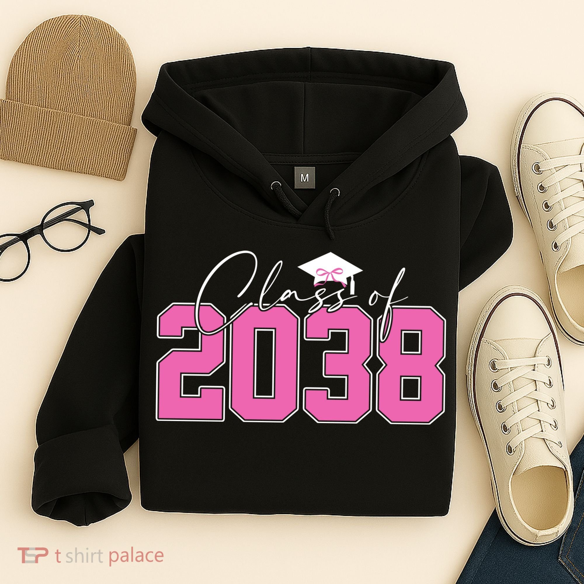 Class Of 2038 Grow With Me Kindergarten Hoodie