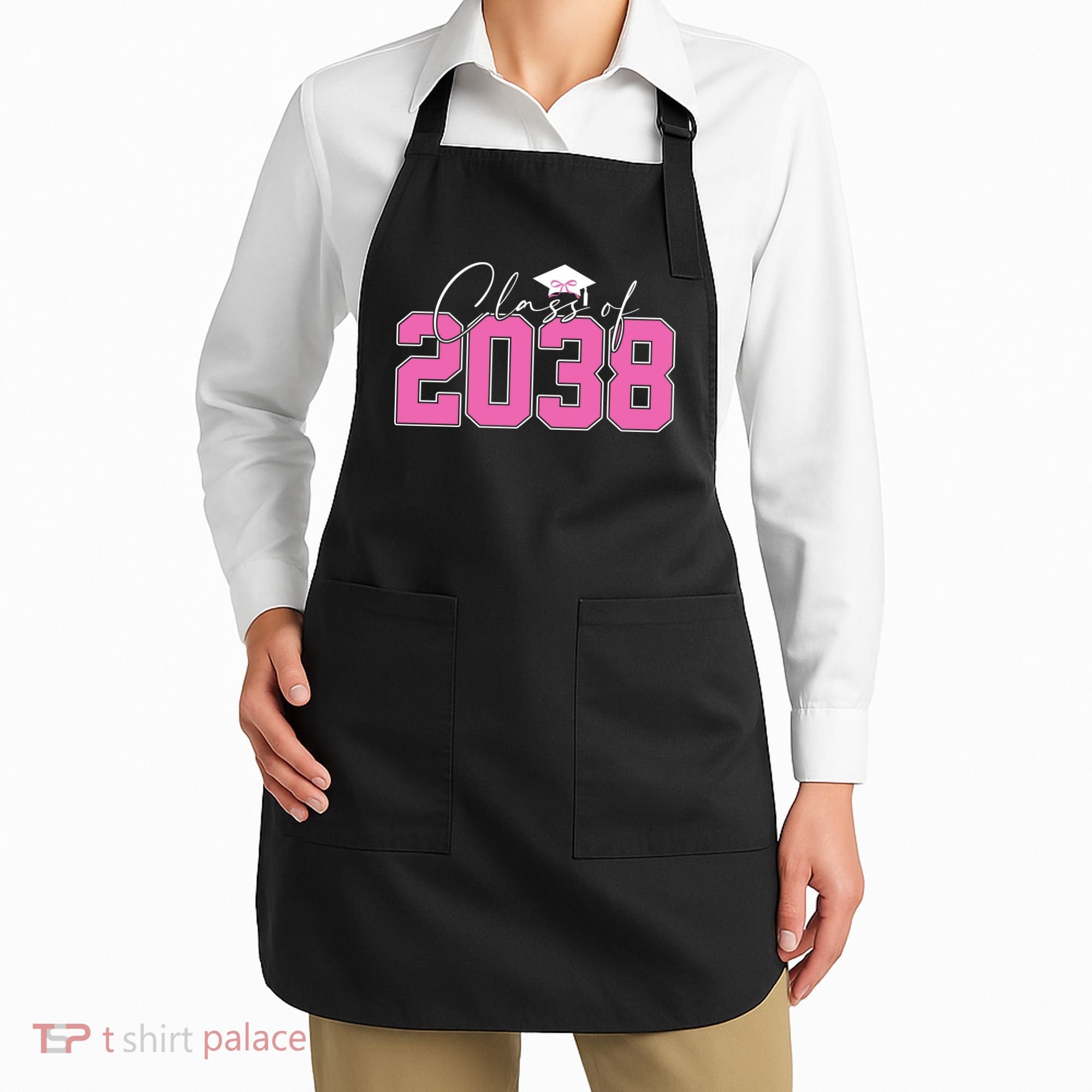 Class Of 2038 Grow With Me Kindergarten Apron