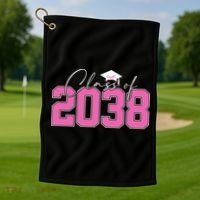 Class Of 2038 Grow With Me Kindergarten Golf Towel thumb 1