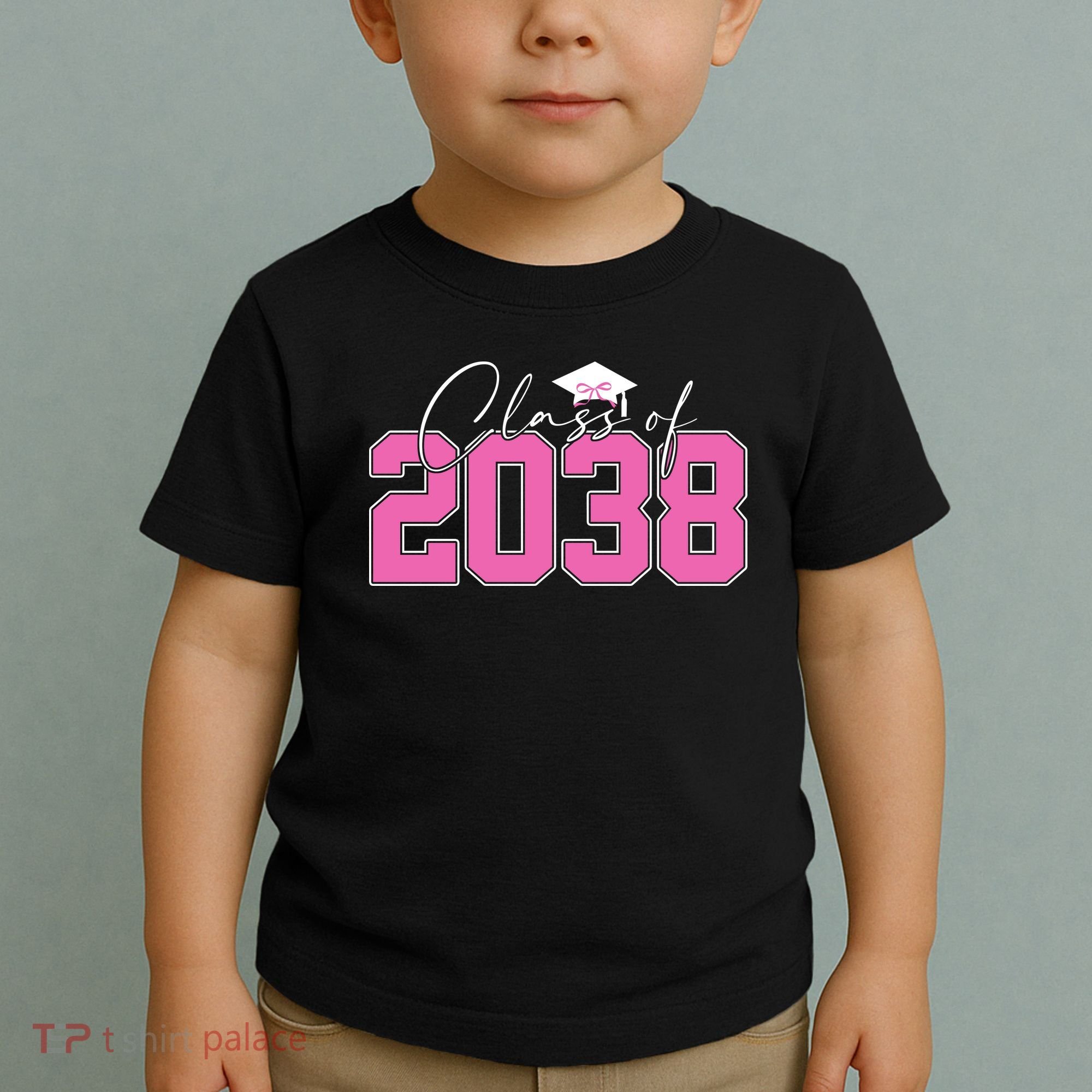 Class Of 2038 Grow With Me Kindergarten Toddler T-Shirt