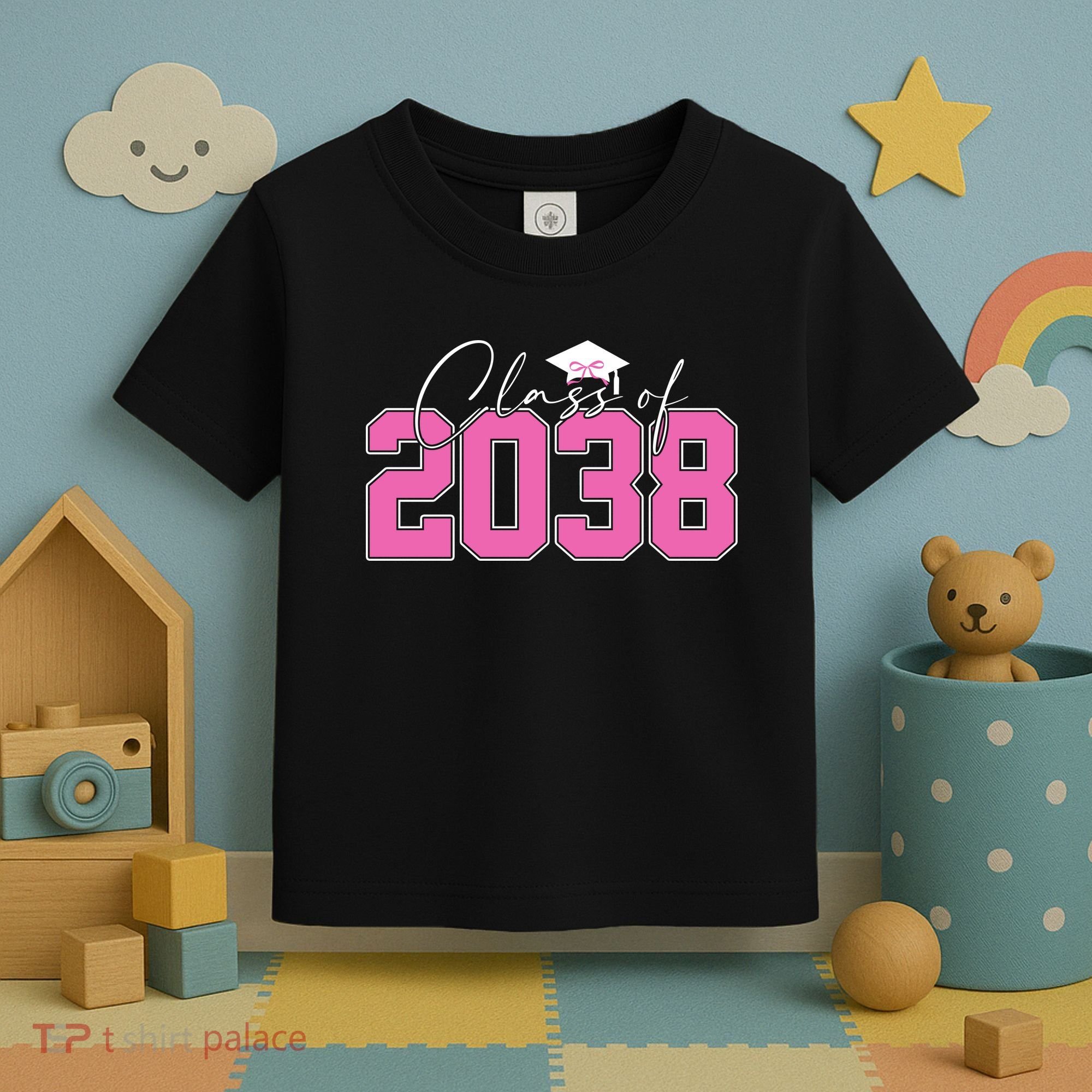 Class Of 2038 Grow With Me Kindergarten Toddler T-Shirt