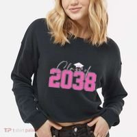 Class Of 2038 Grow With Me Kindergarten Cropped Pullover Crew thumb 2