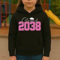 Class Of 2038 Grow With Me Kindergarten Kids Hoodie thumb 3