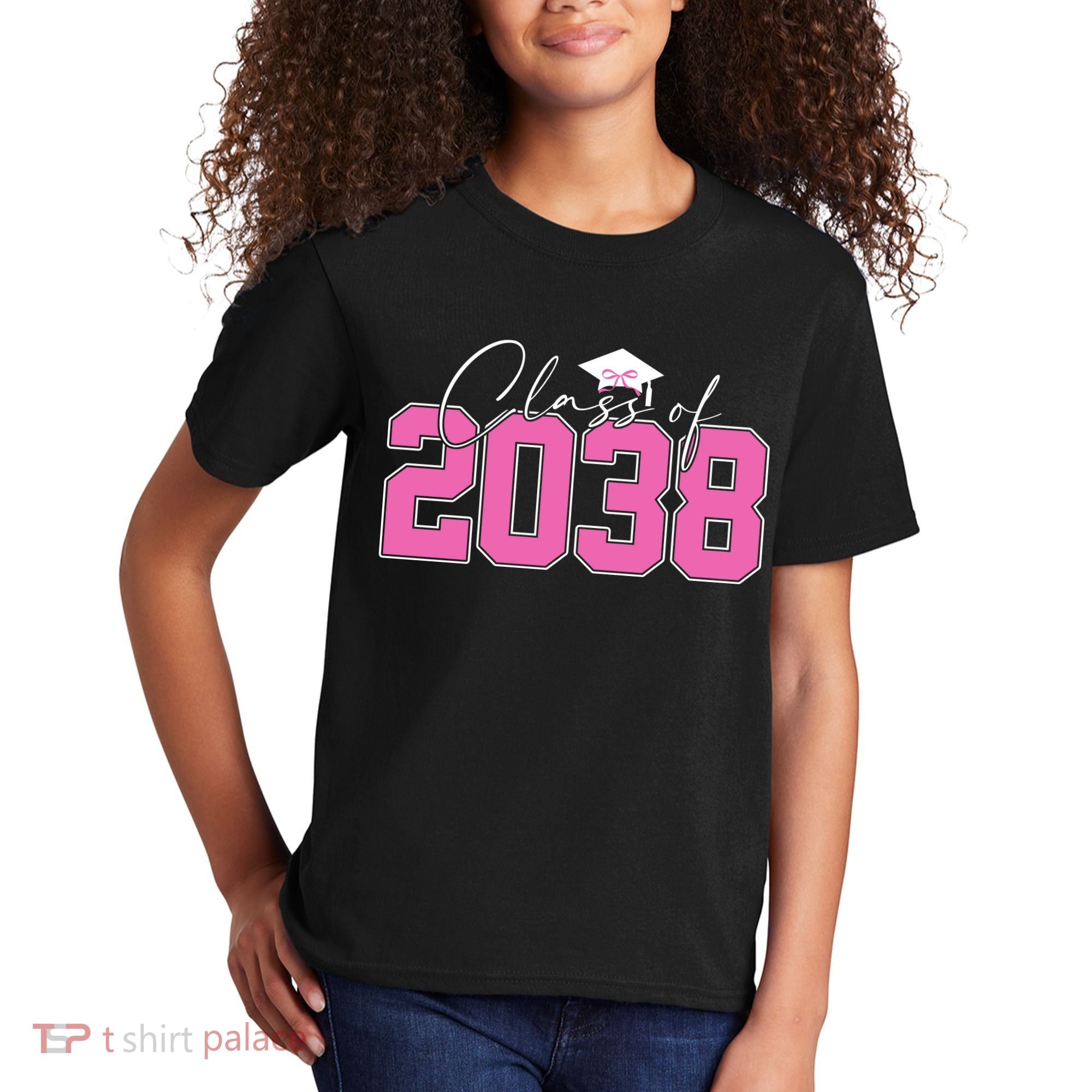 Class Of 2038 Grow With Me Kindergarten Kids T-Shirt