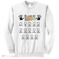 Class Of 2030 Grow With Me Checklist Prek 12th Retro K12 Sweatshirt thumb 0