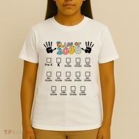 Class Of 2030 Grow With Me Checklist Prek 12th Retro K12 T-Shirt thumb 4