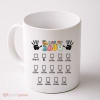 Class Of 2030 Grow With Me Checklist Prek 12th Retro K12 Coffee Mug thumb 0